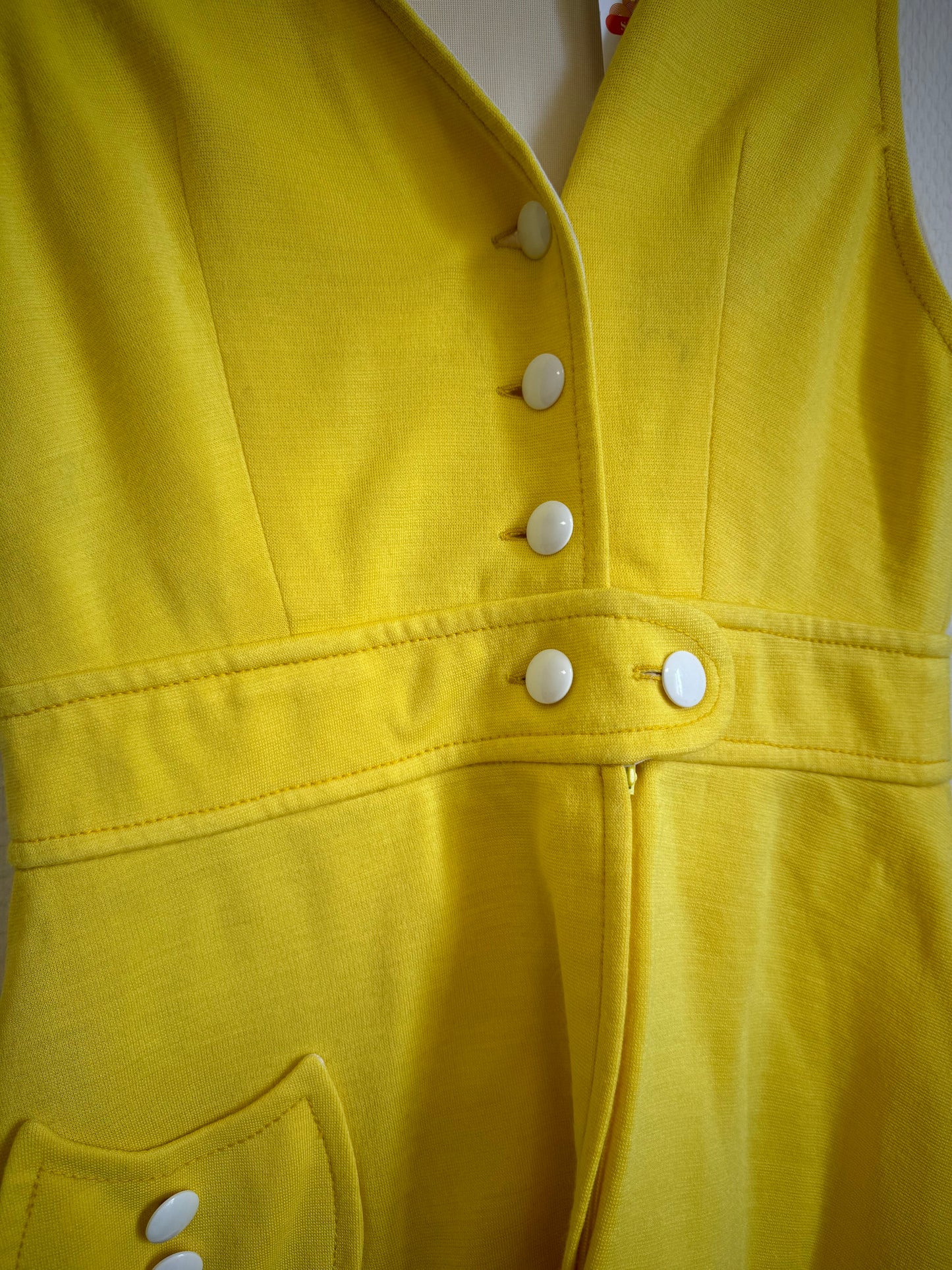 Robe jaune 60s