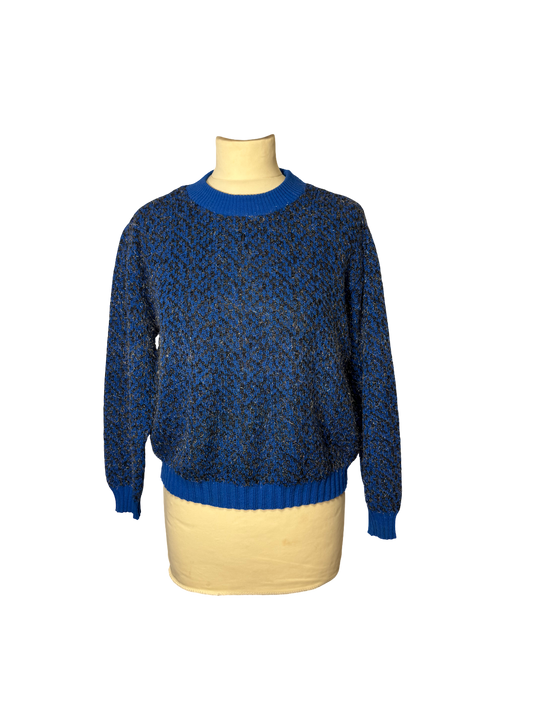 Pull bleu 80s