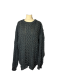 Pull torsade en laine