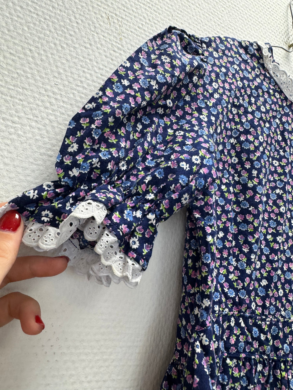 Robe longue à fleurs