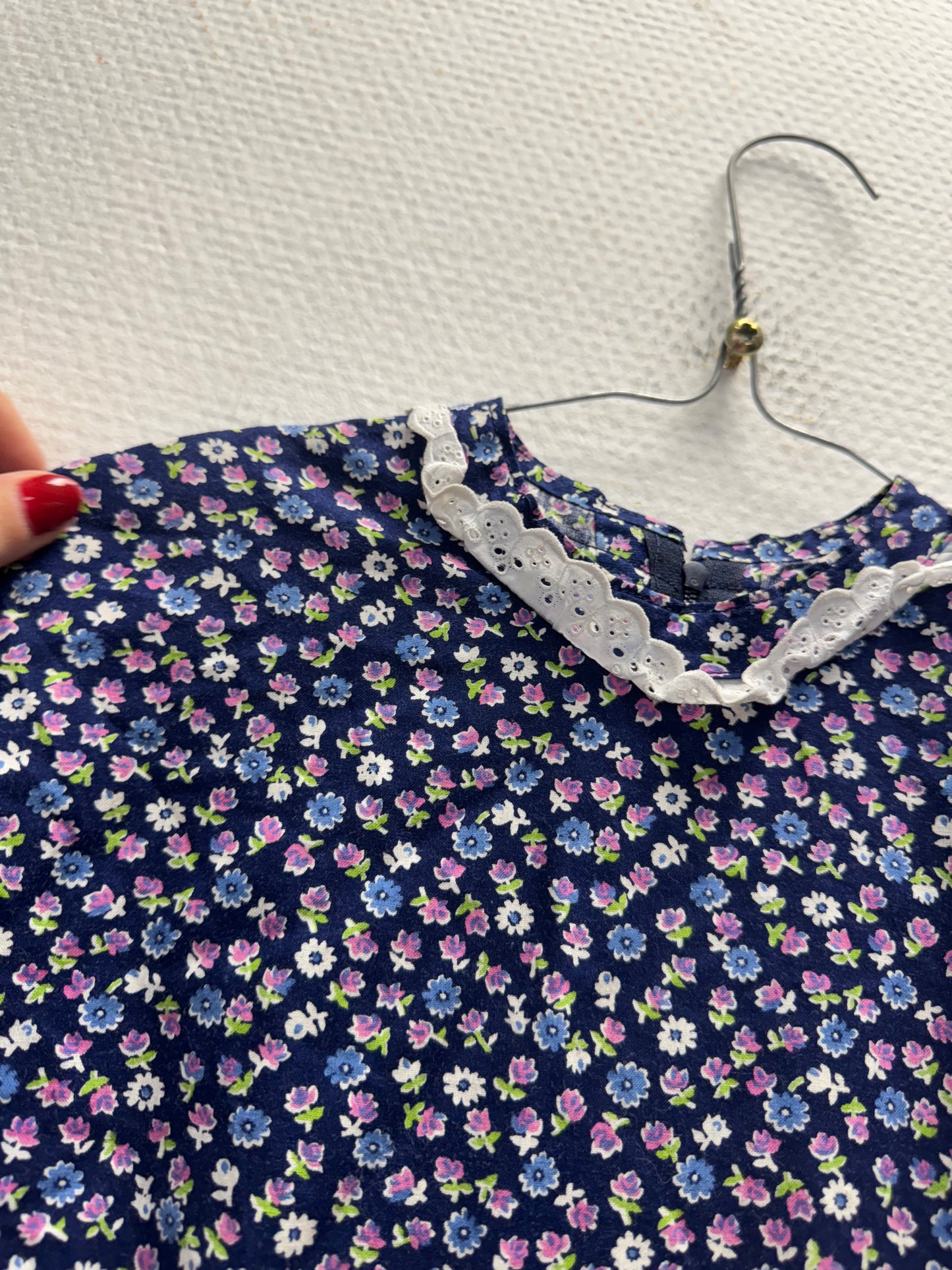 Robe longue à fleurs