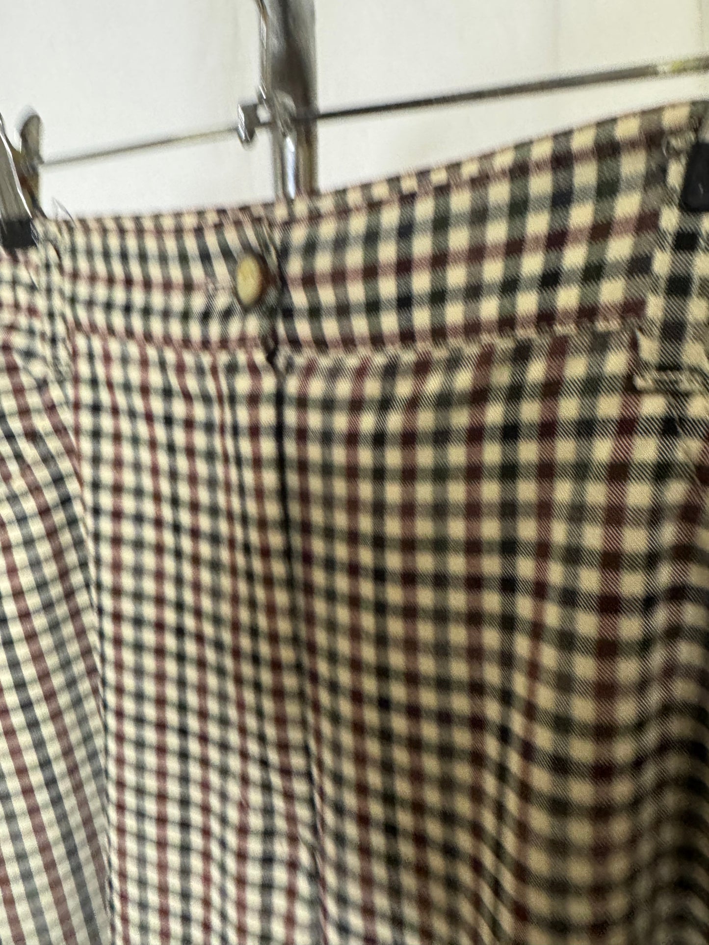 Pantalon à carreaux