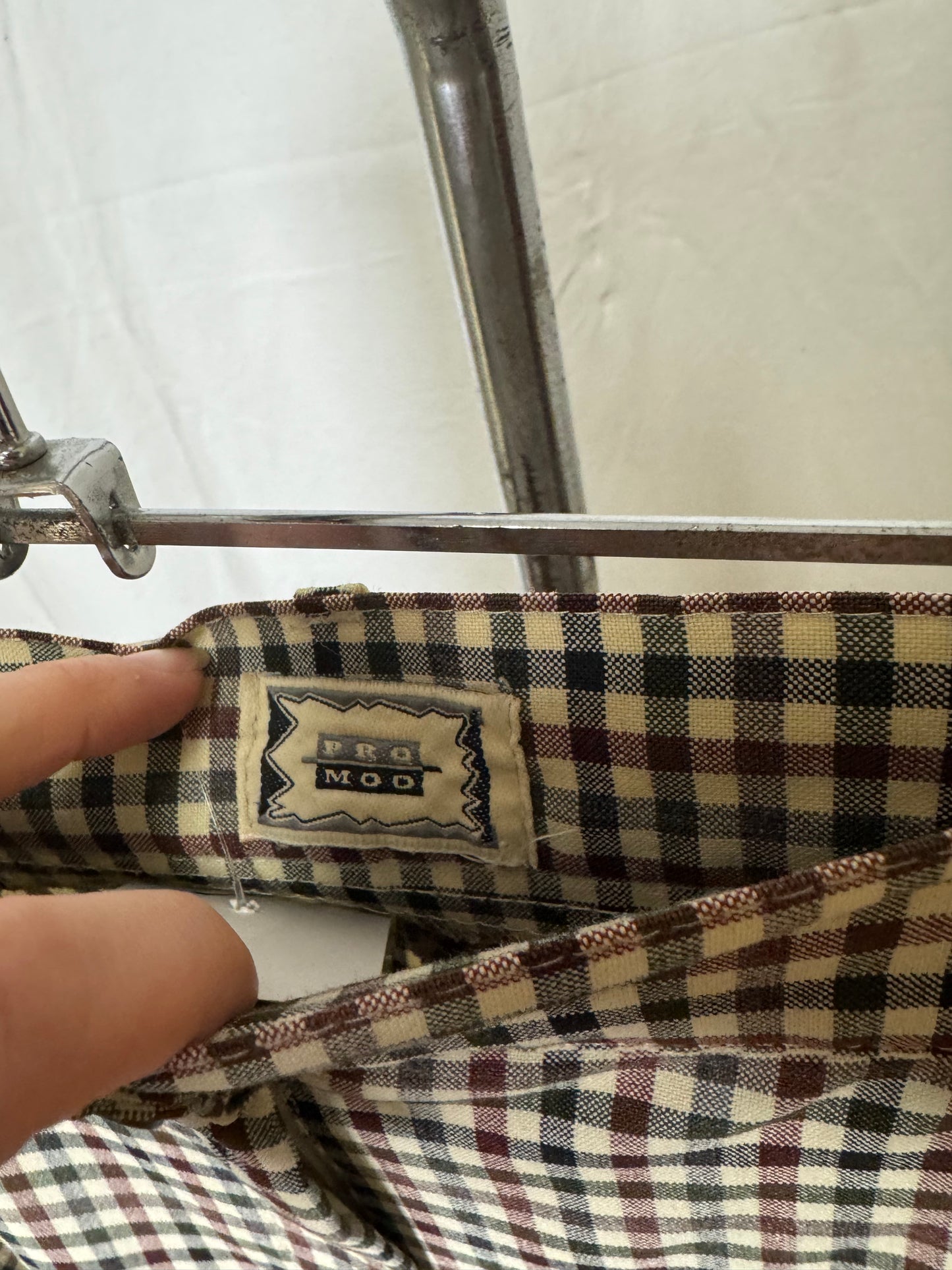 Pantalon à carreaux