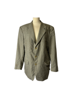 Veste de blazer pied de poule