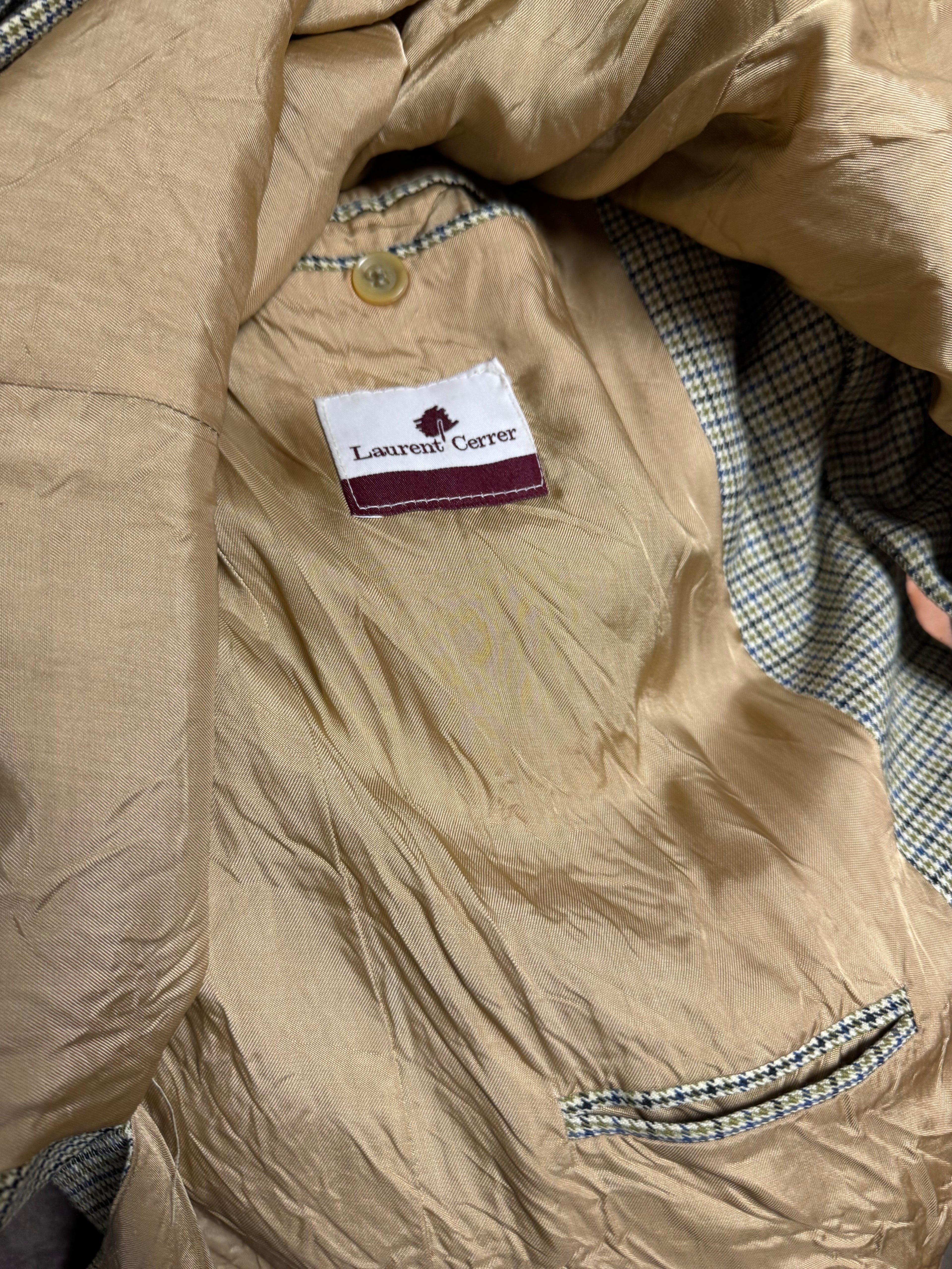 Veste de blazer pied de poule