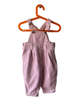 Salopette en velours rose