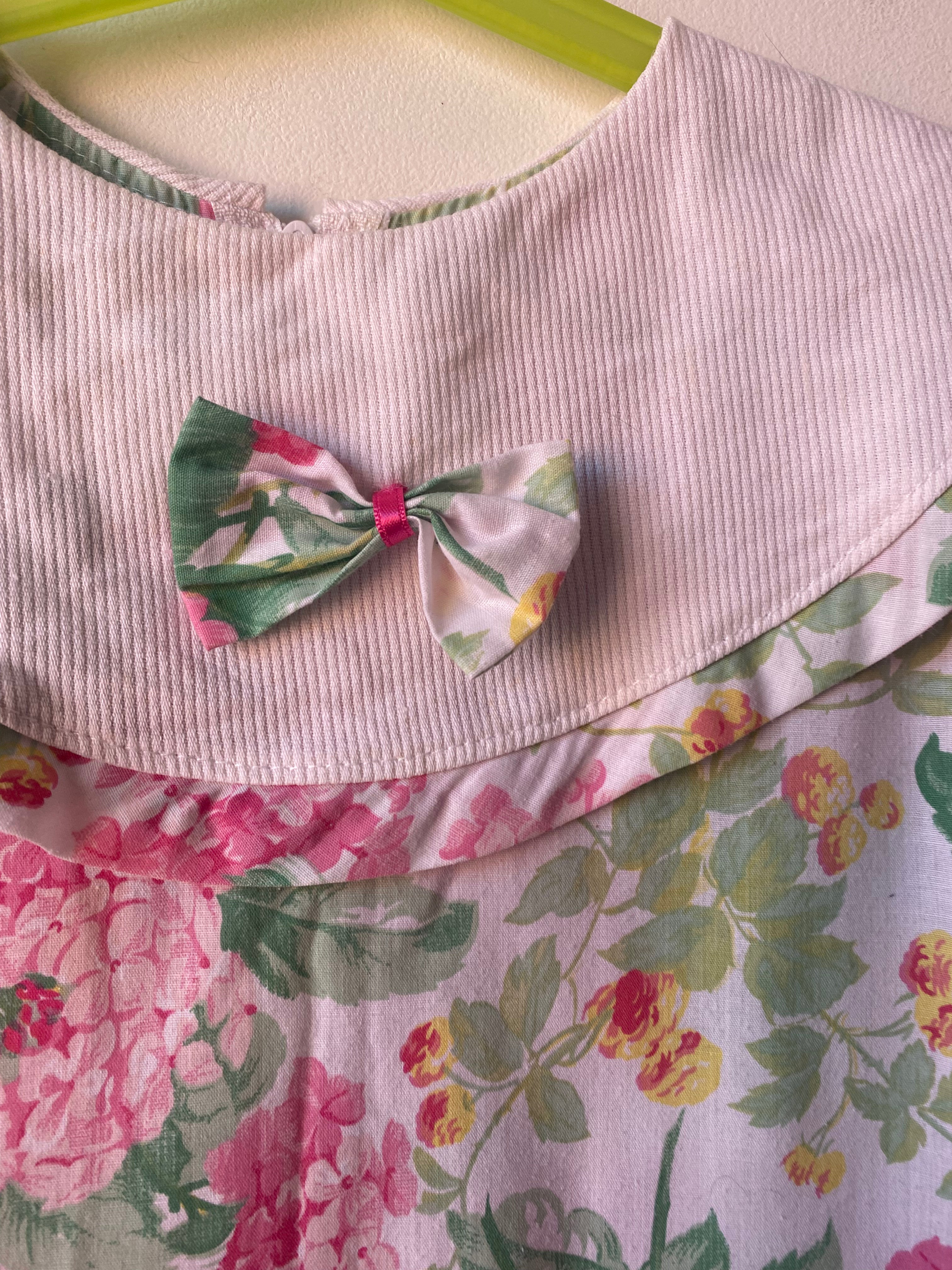 Robe à fleurs 80s