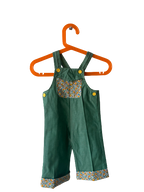 Salopette verte 70s