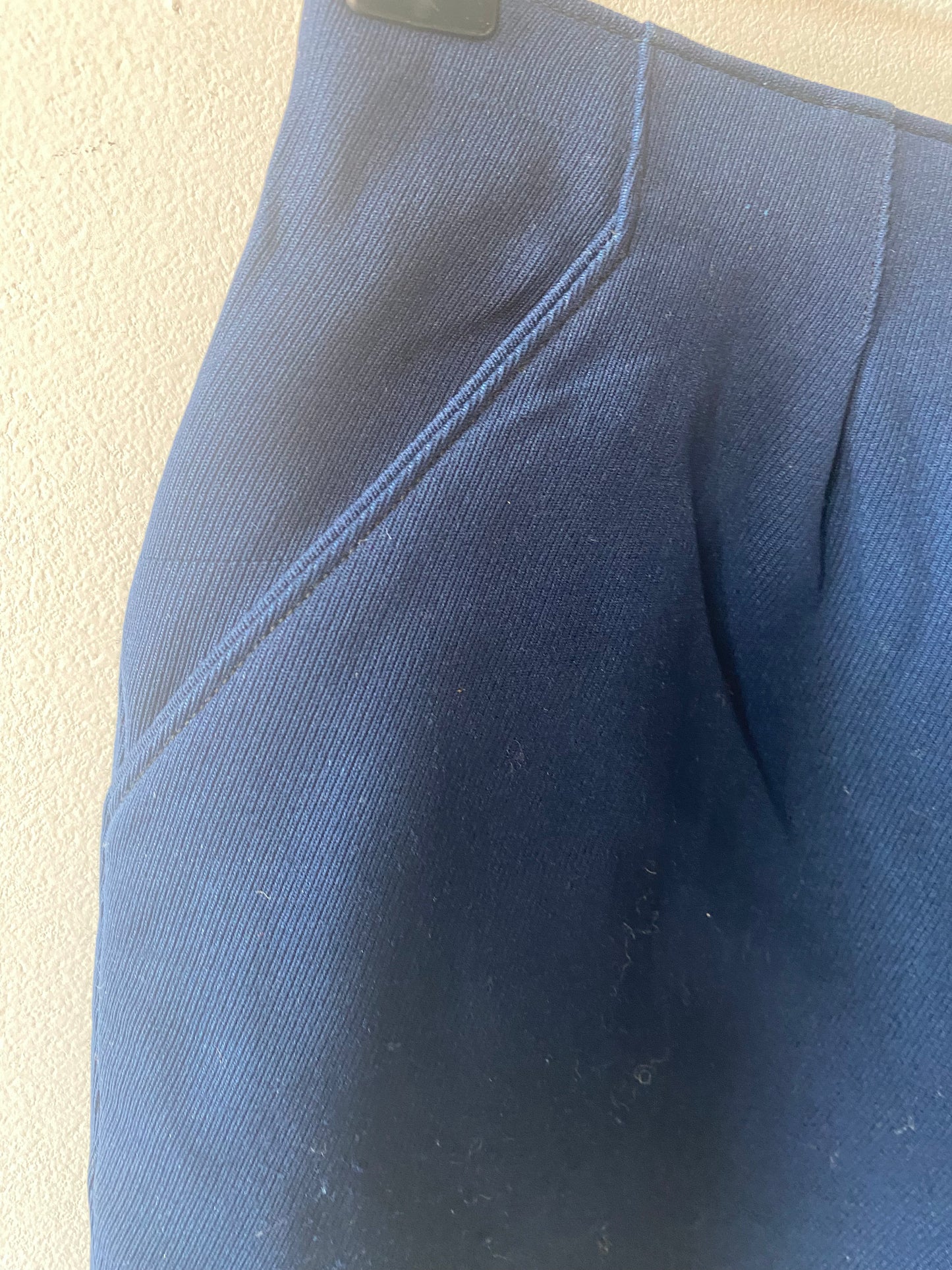 Short bleu marine 70s