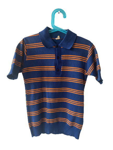 Polo à rayure 80s