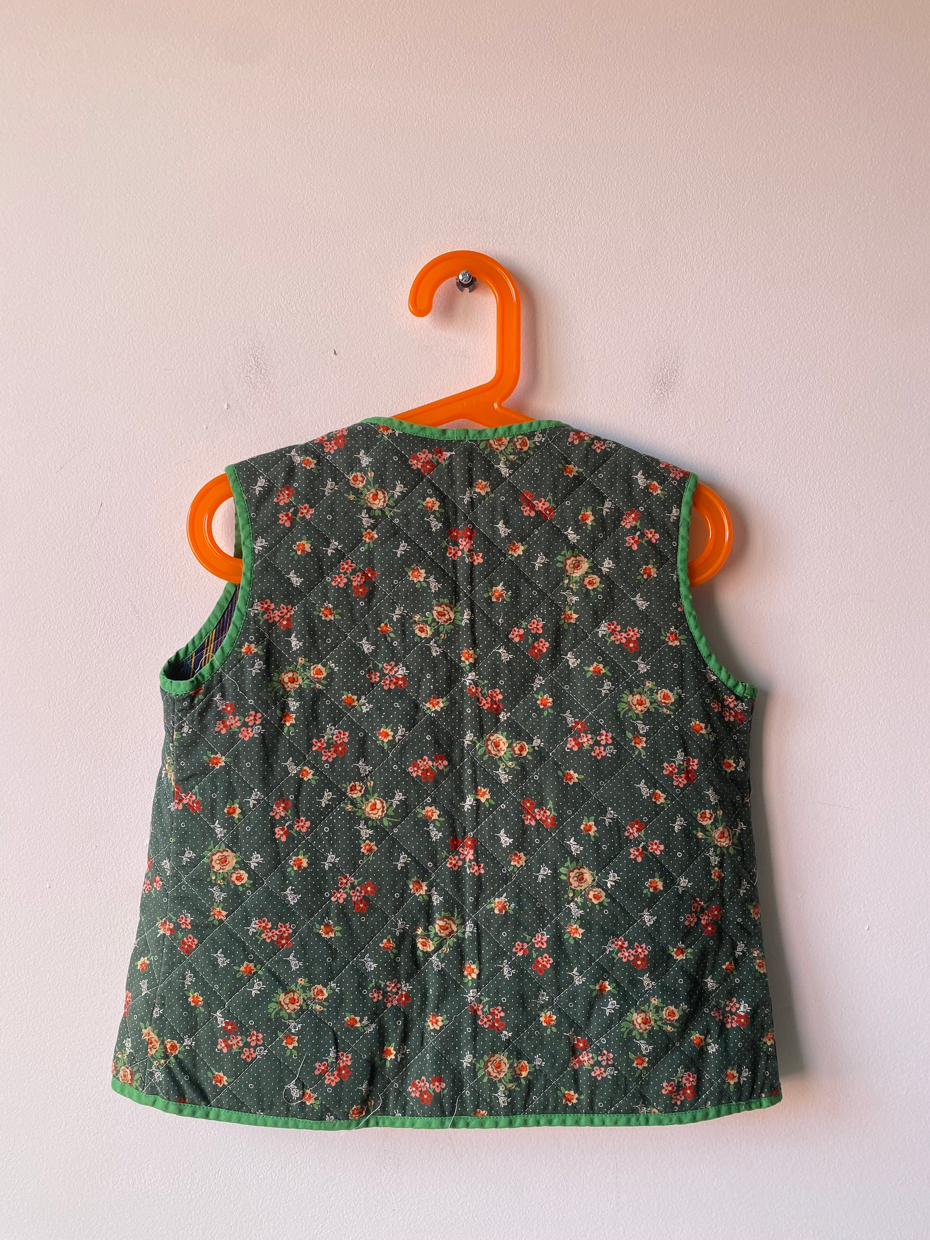 Veston à fleurs 70s