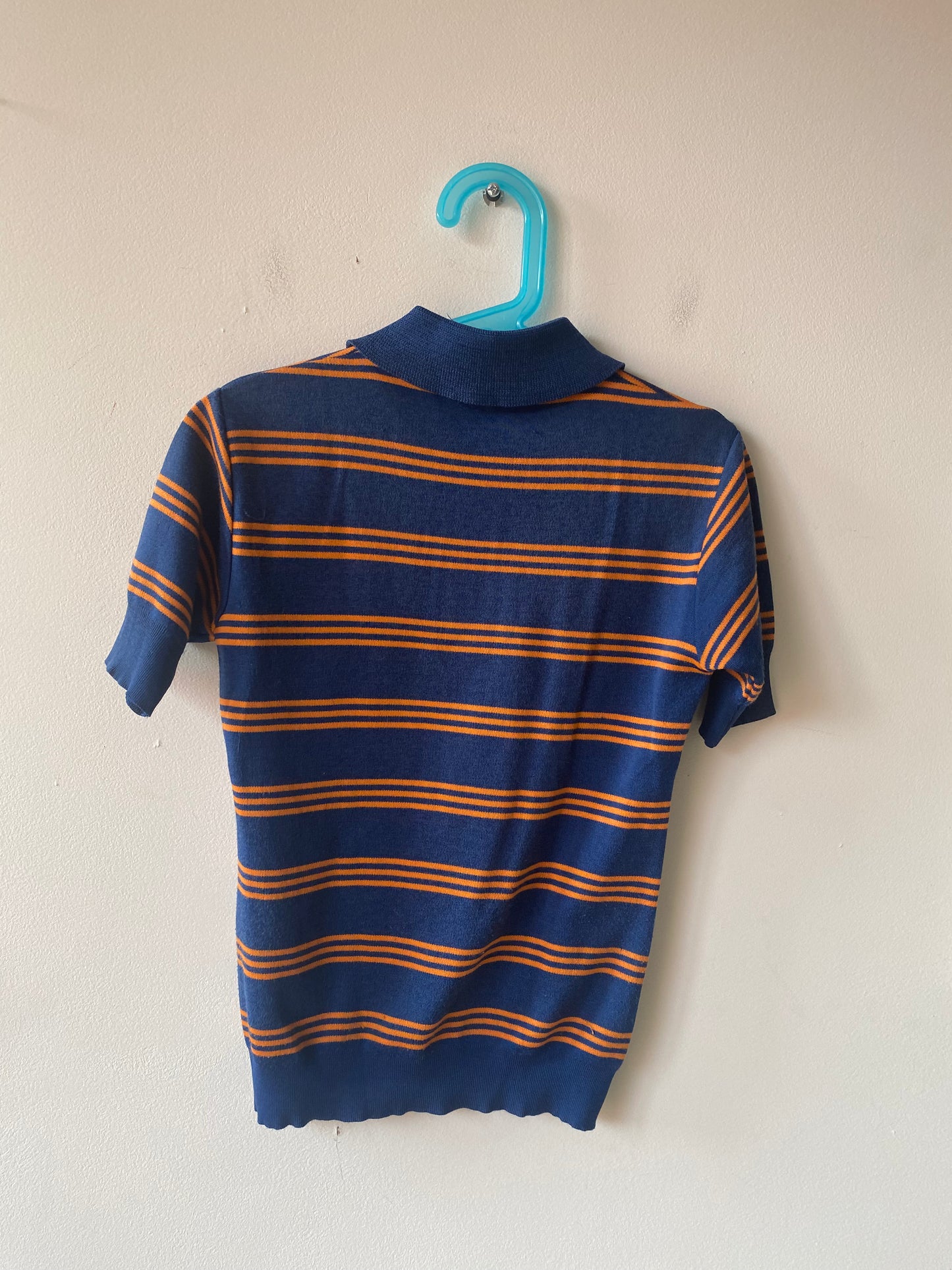 Polo à rayure 80s