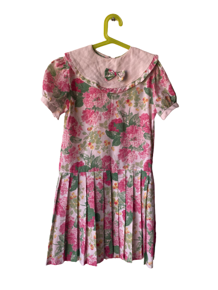 Robe à fleurs 80s
