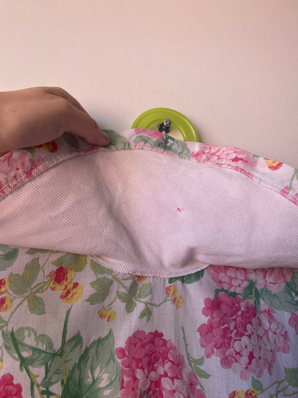 Robe à fleurs 80s