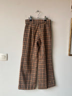 Pantalon à carreaux 70s