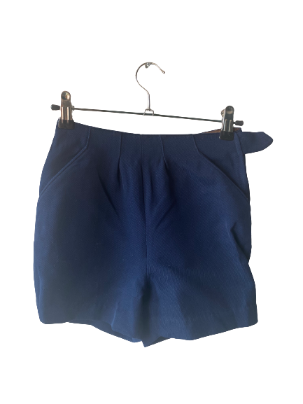 Short bleu marine 70s