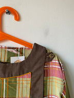 Robe à carreaux 70s