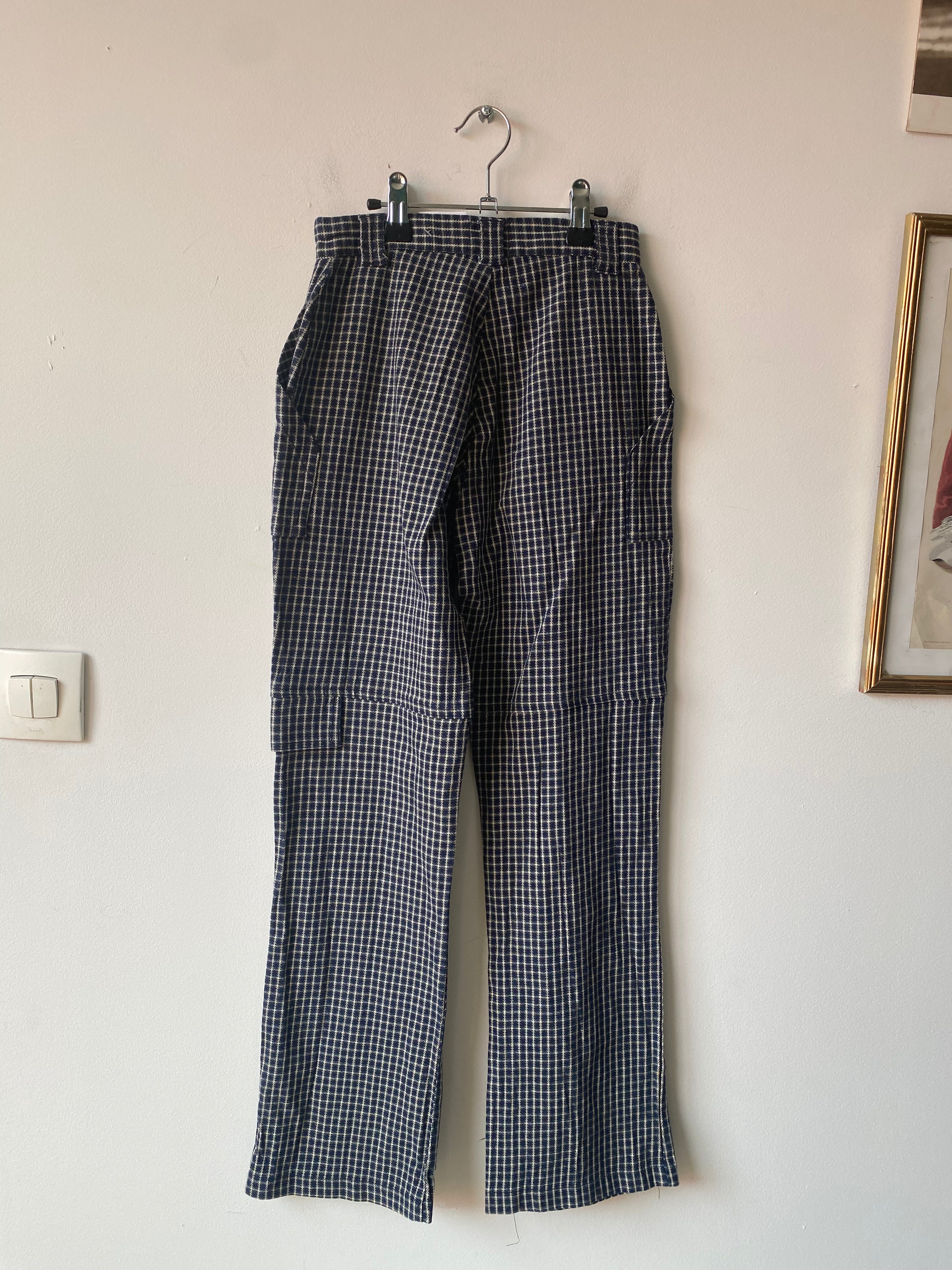 Pantalon à carreaux 80s