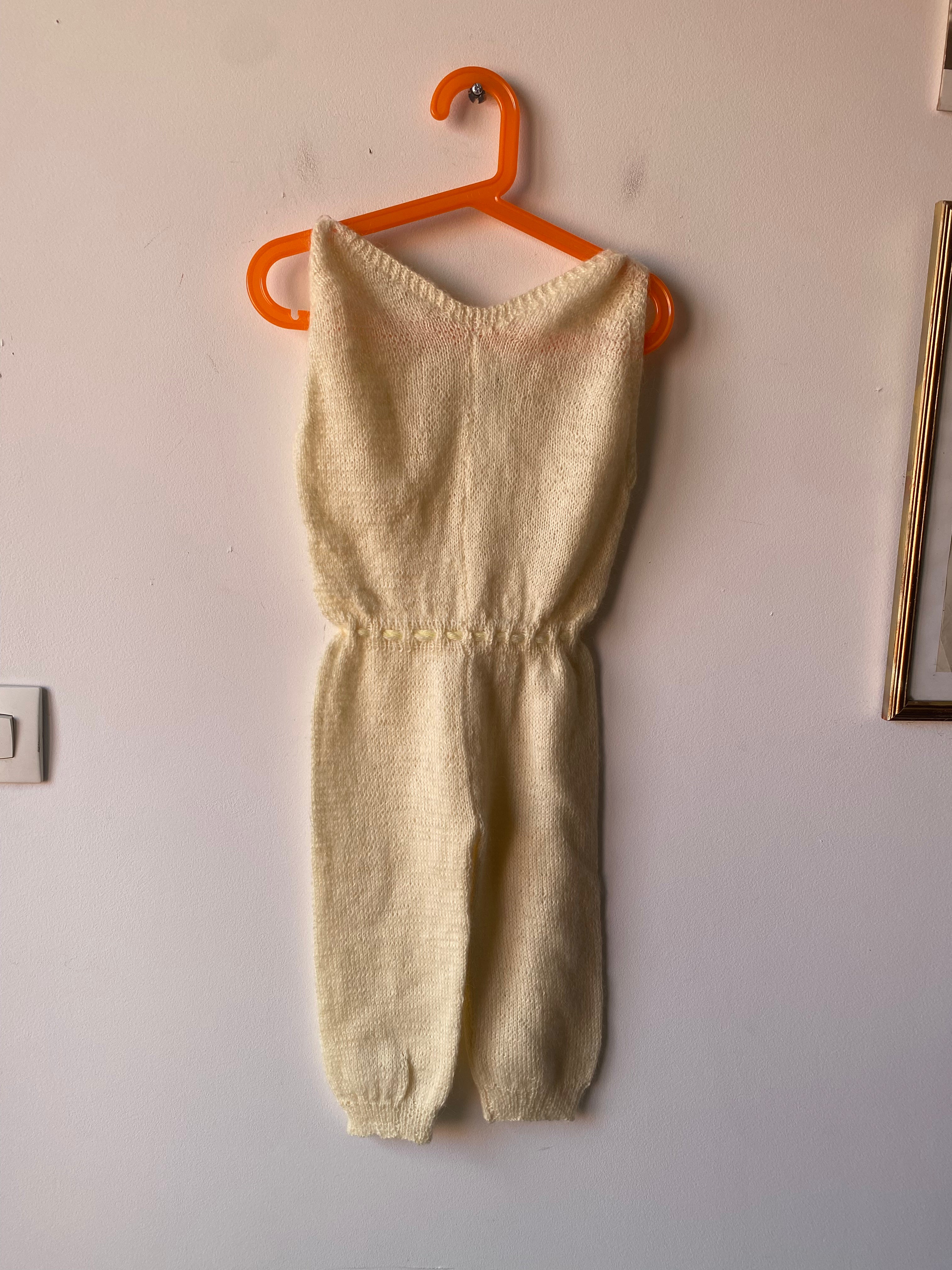 Salopette jaune 70s