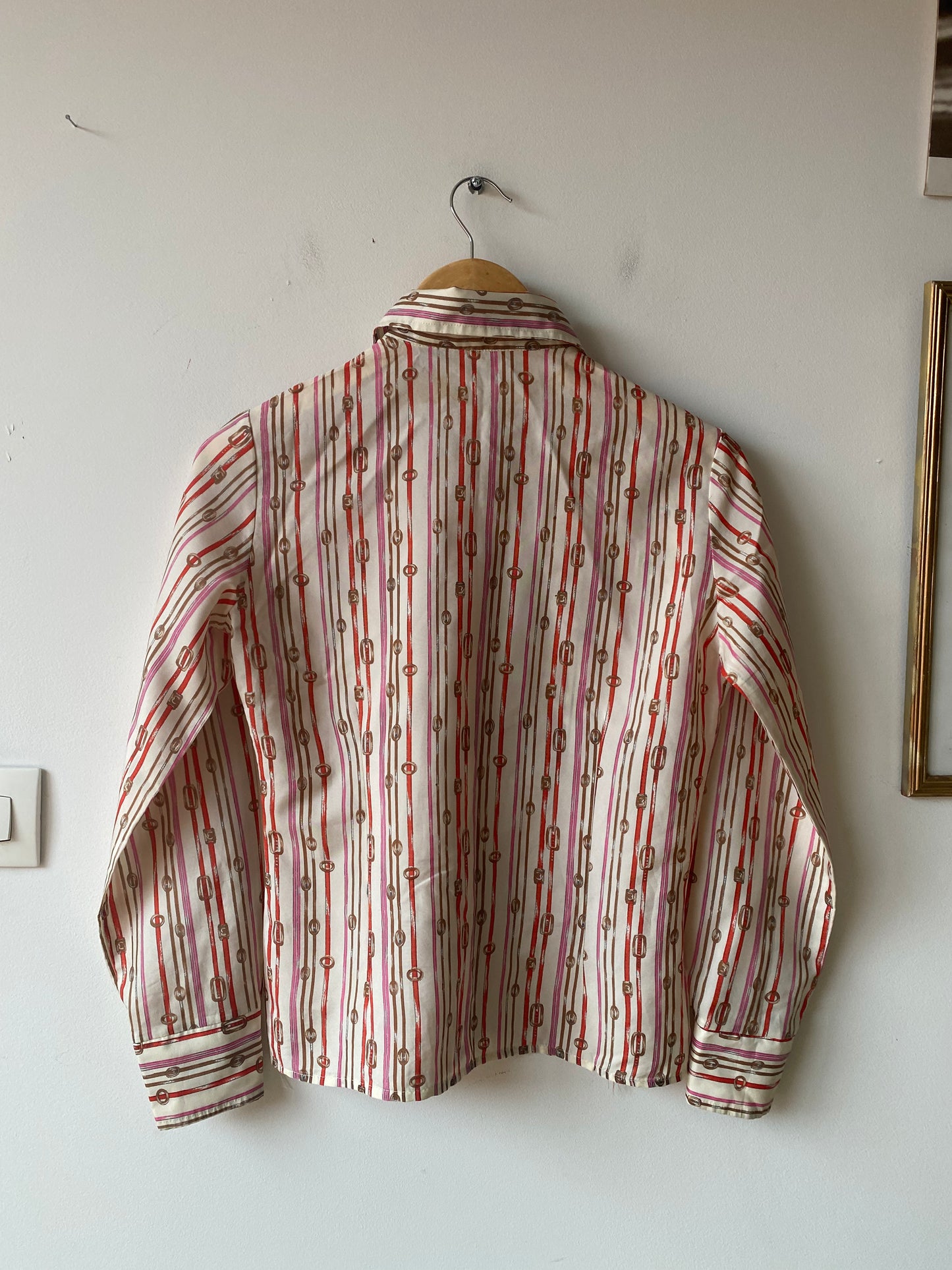 Chemise à motif 70s