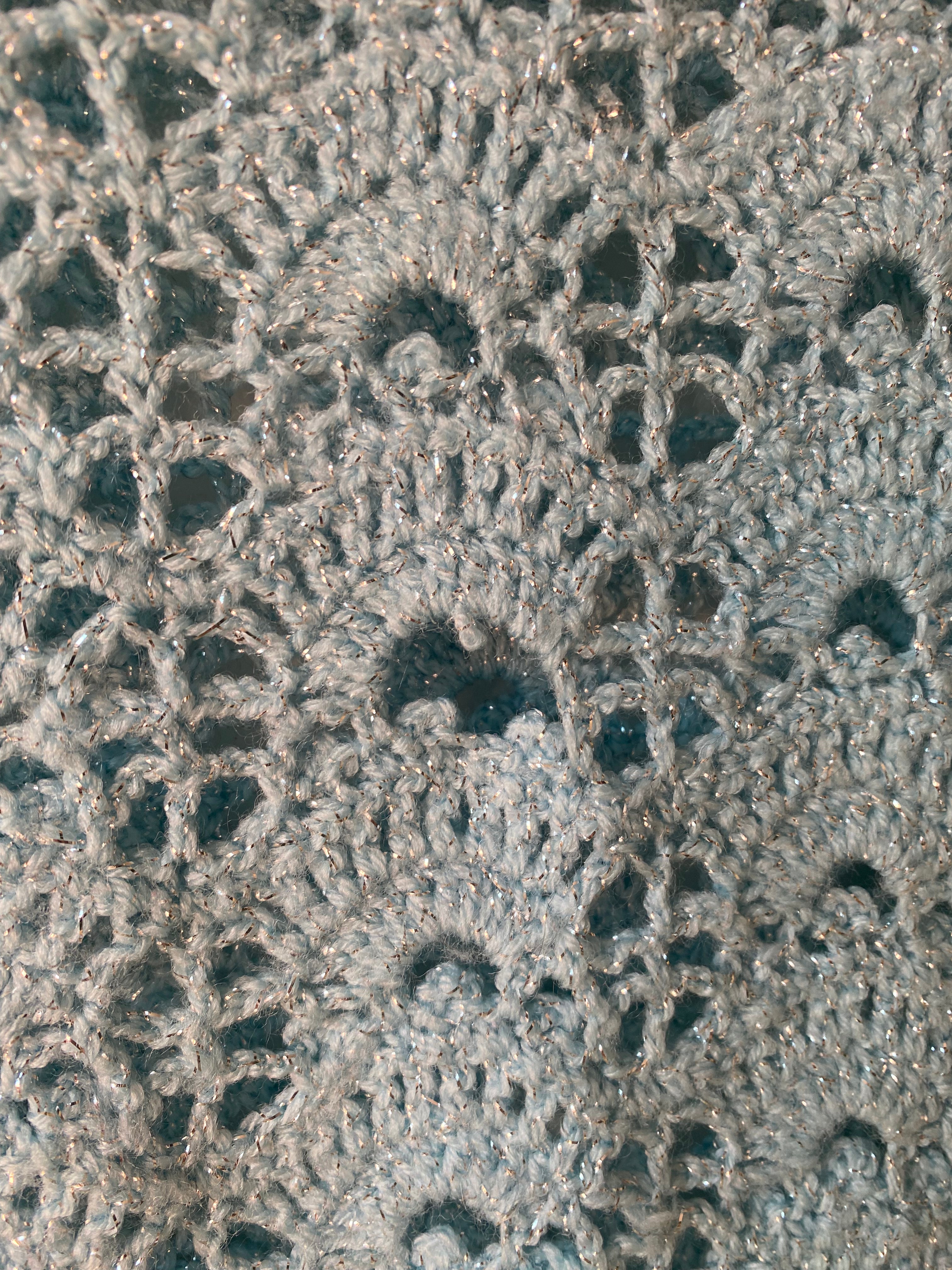 Pull ajourée 70s