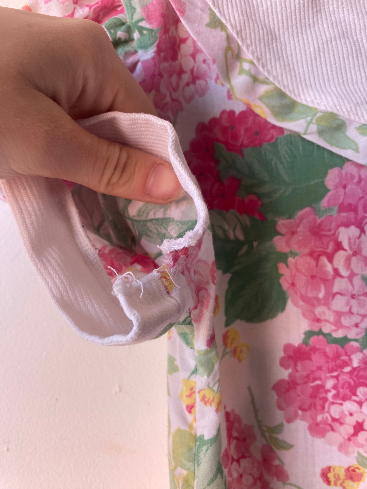 Robe à fleurs 80s