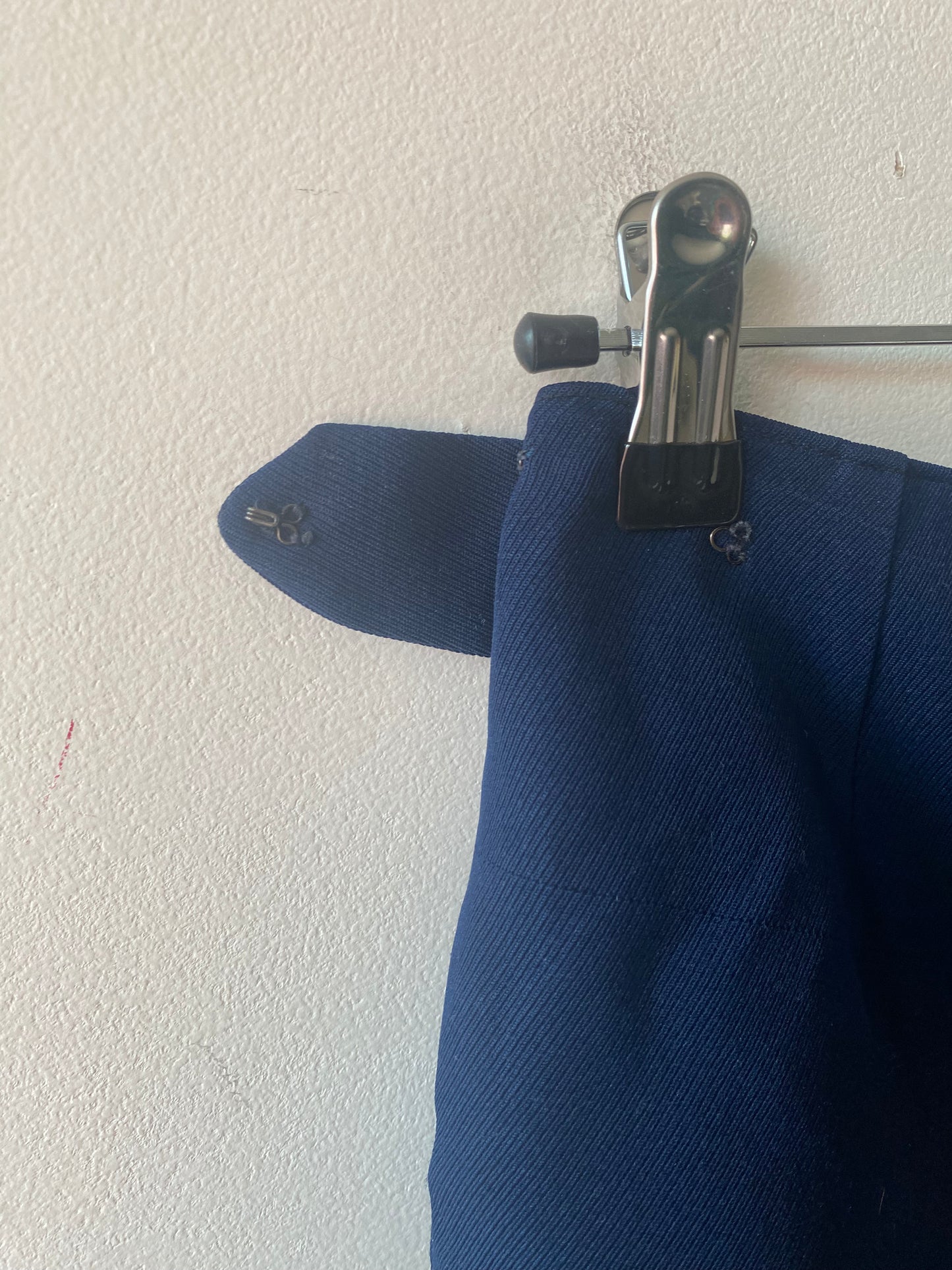 Short bleu marine 70s