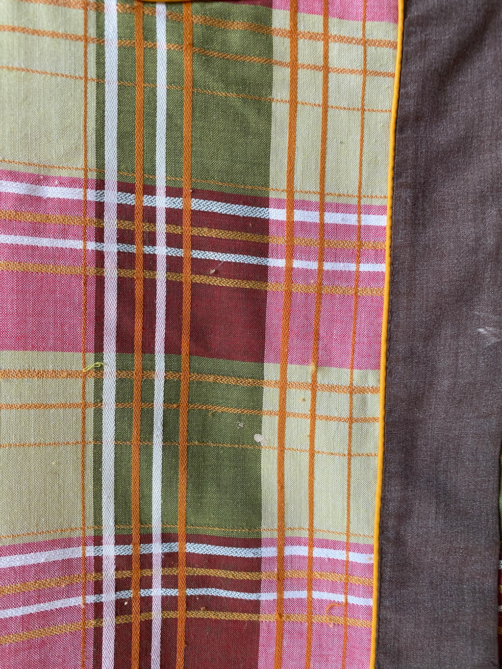 Robe à carreaux 70s