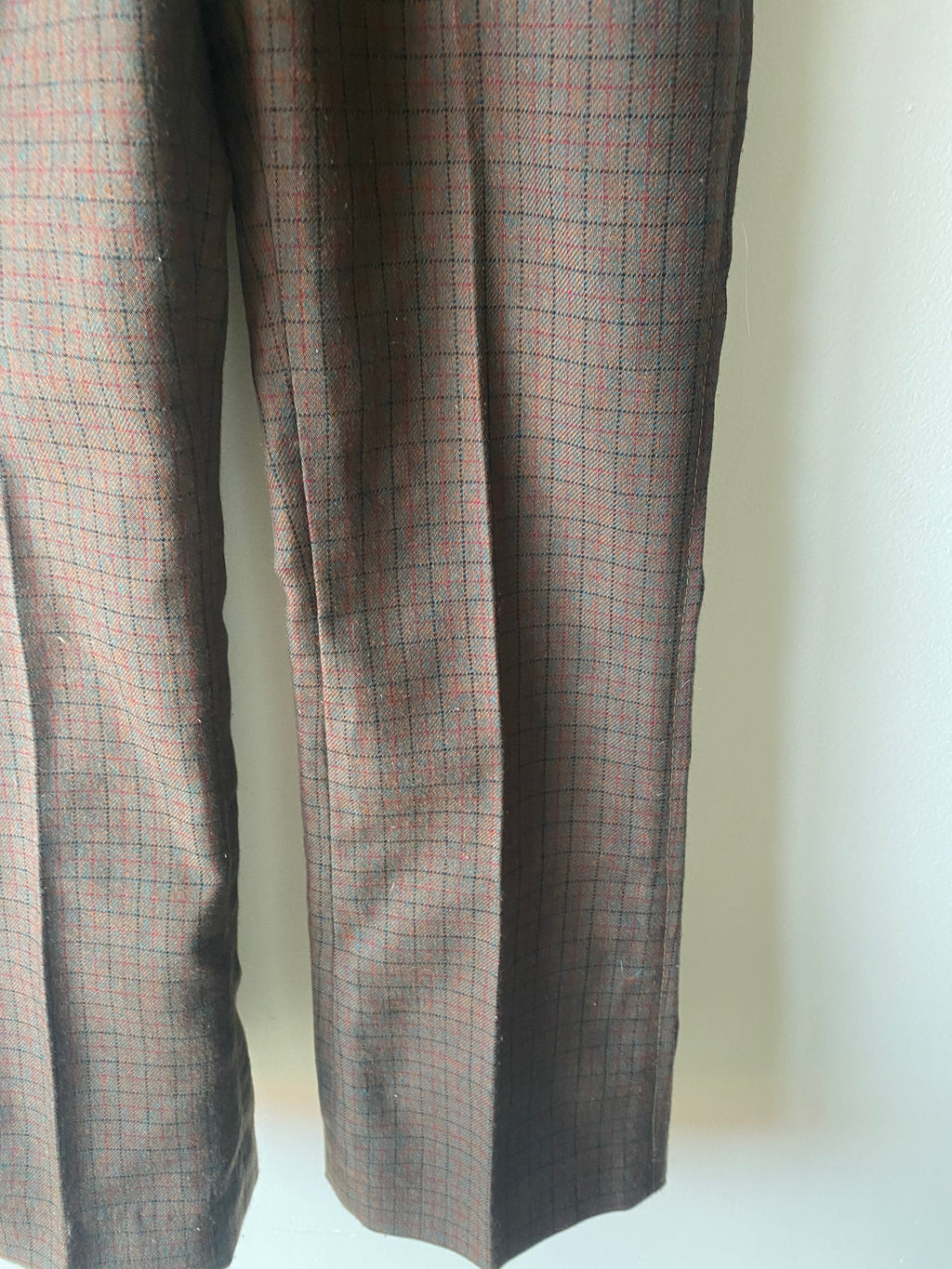 Pantalon à carreaux 70s