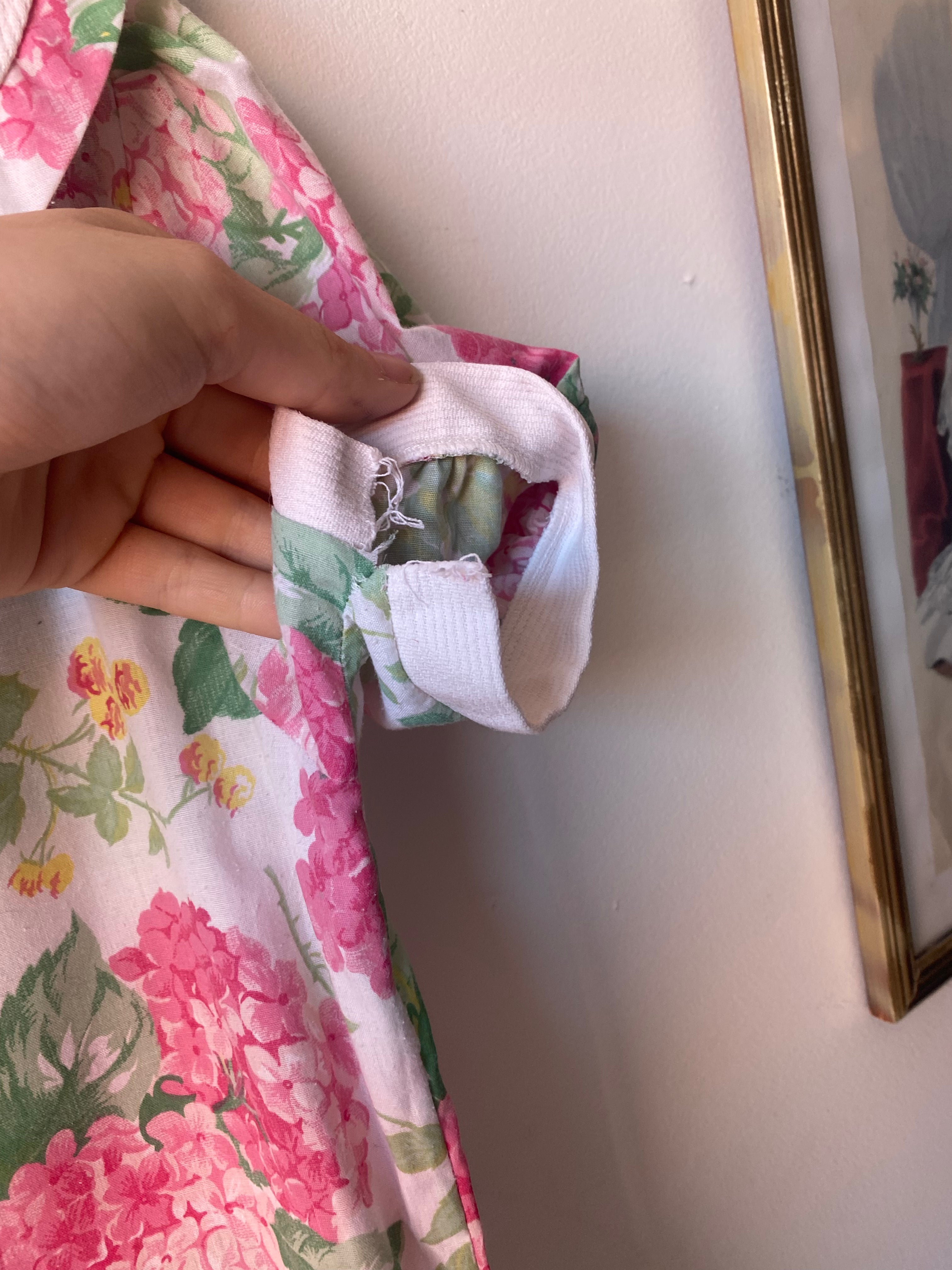 Robe à fleurs 80s