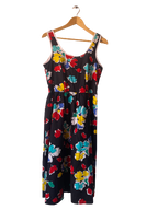 Robe à fleurs 80s