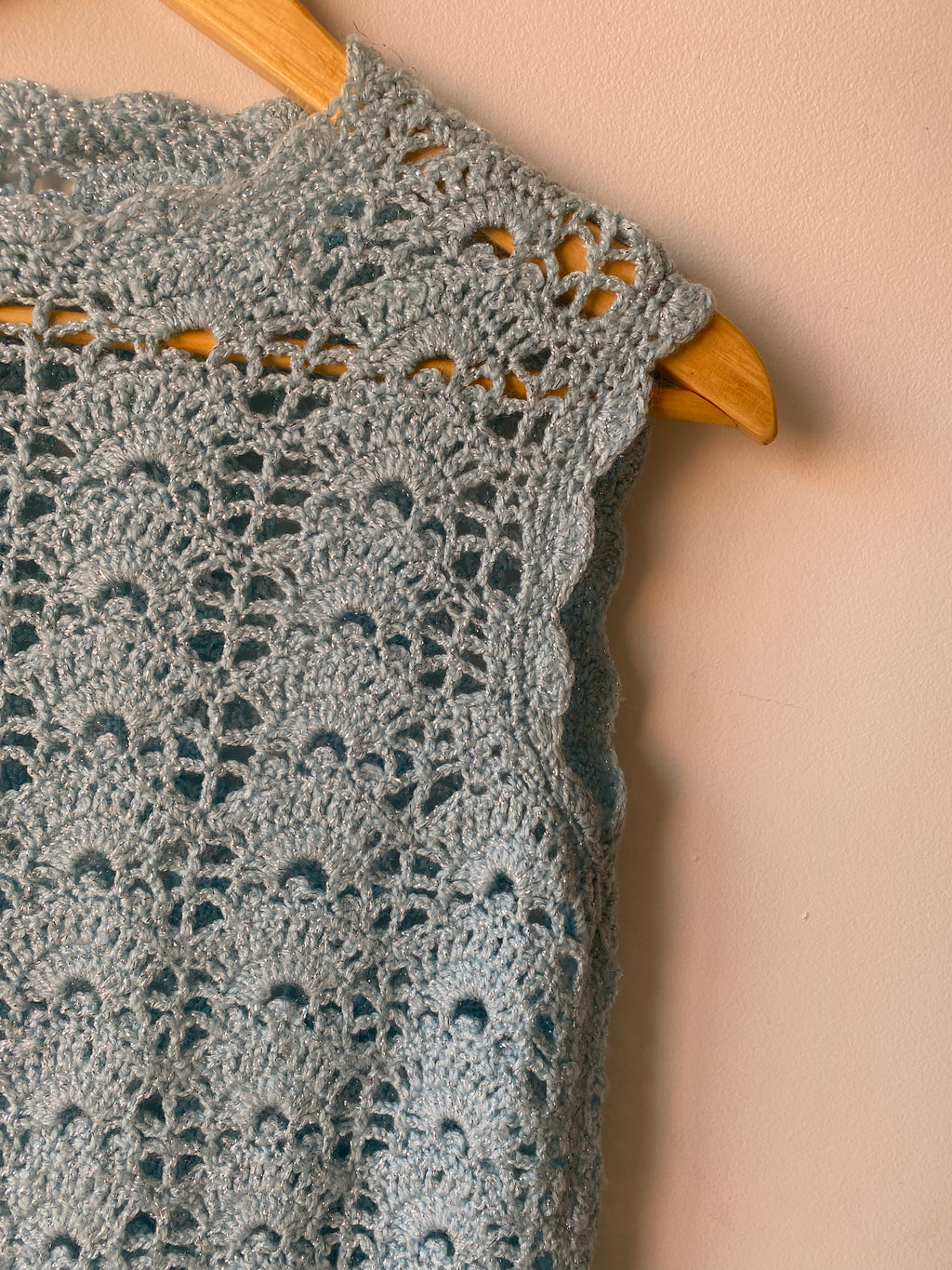 Pull ajourée 70s
