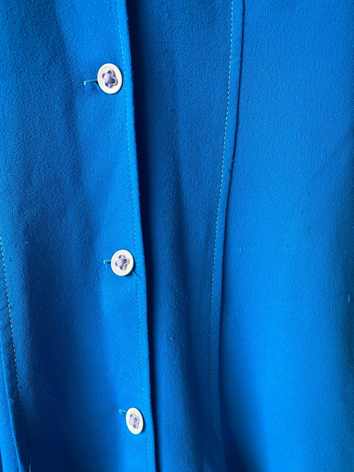 Robe à col pointue 70s