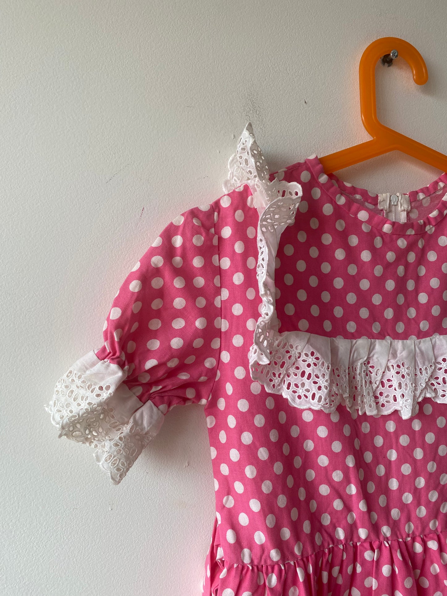Robe à pois 80s