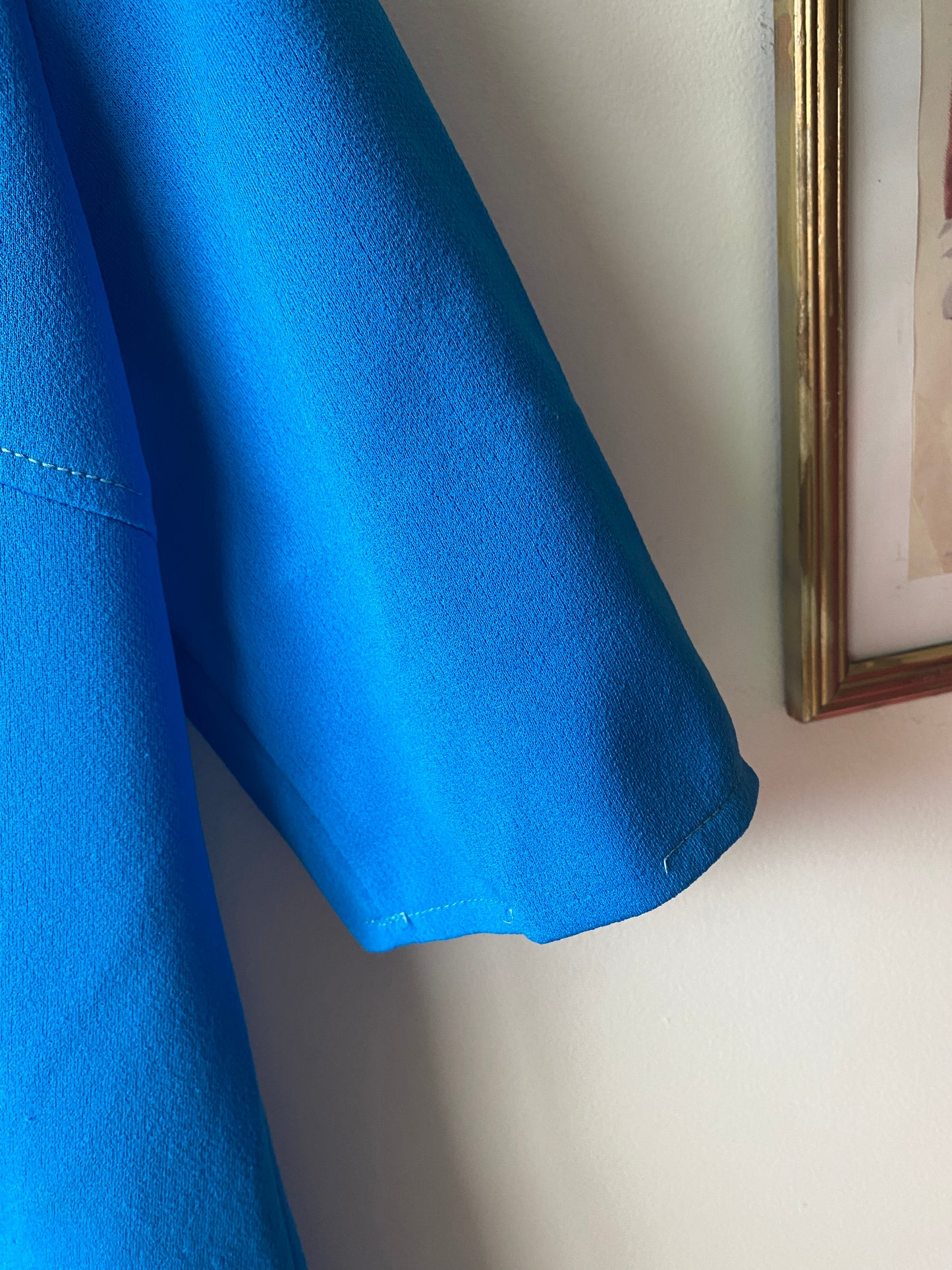 Robe à col pointue 70s