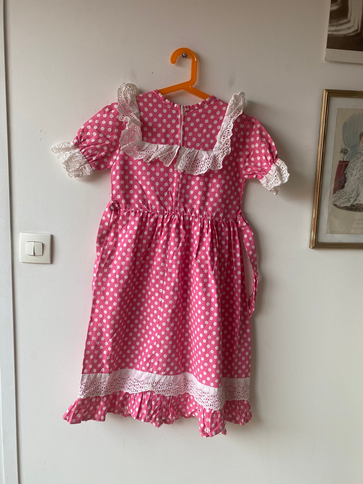 Robe à pois 80s