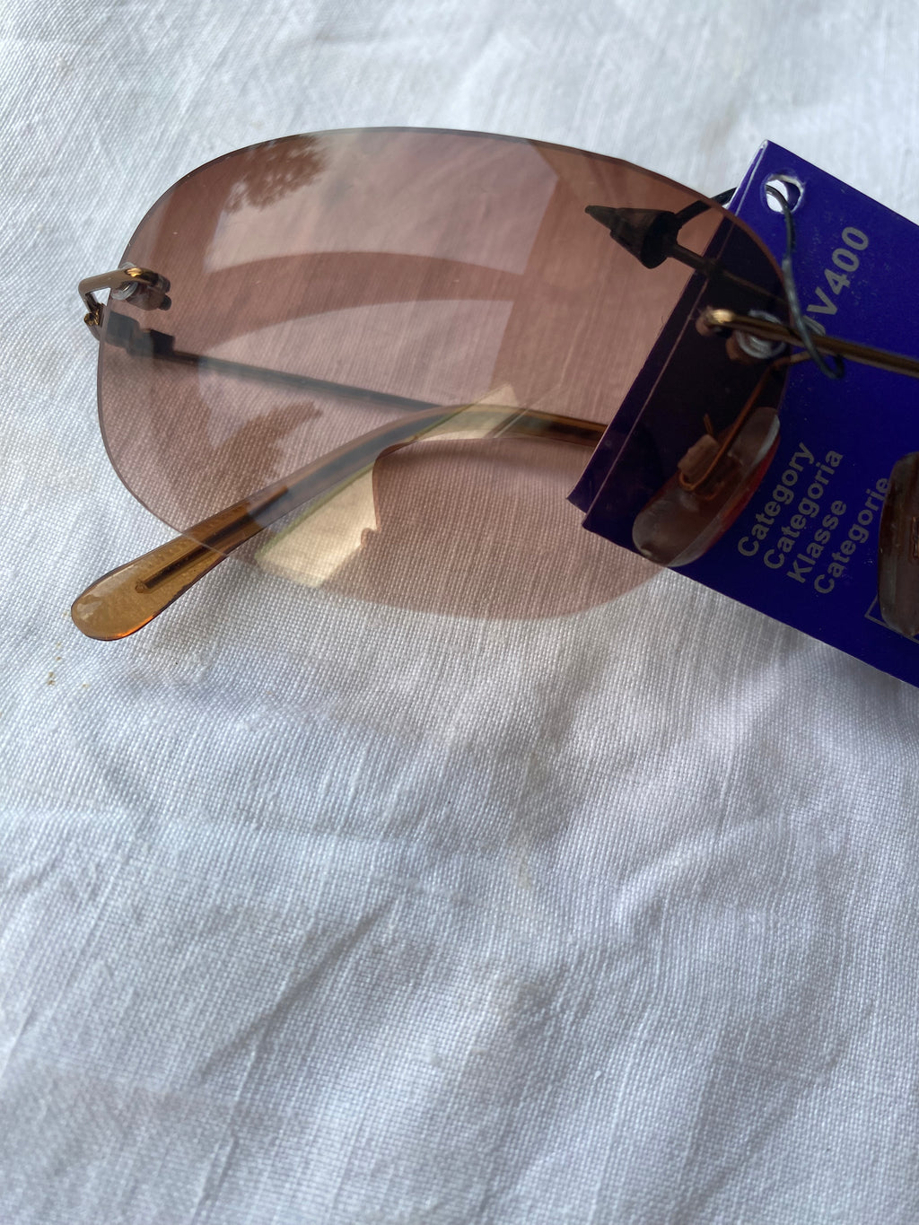 Lunette de soleil marron